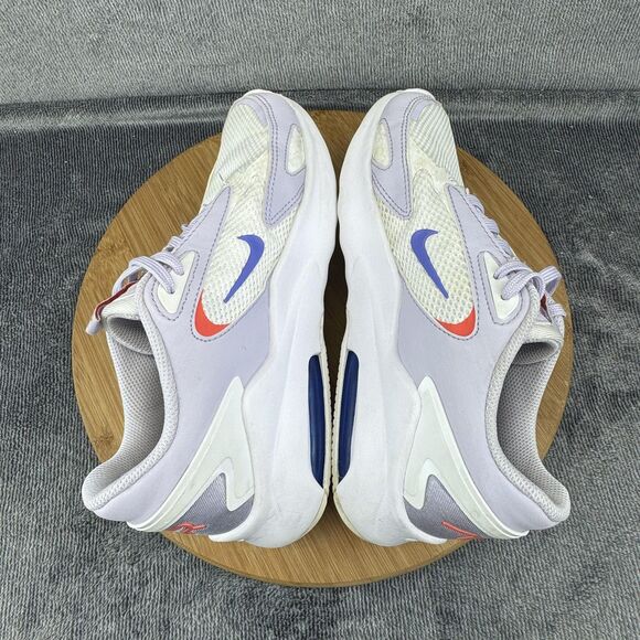 Nike Air Max Motif Shoes Womens Size 7.5 White Purple Red Sneakers CU4152-501 - Picture 7 of 10
